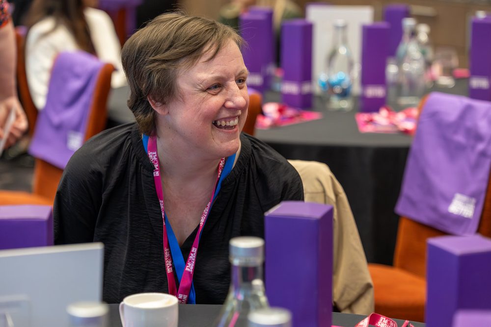 A delegate at an Investors in Young People event