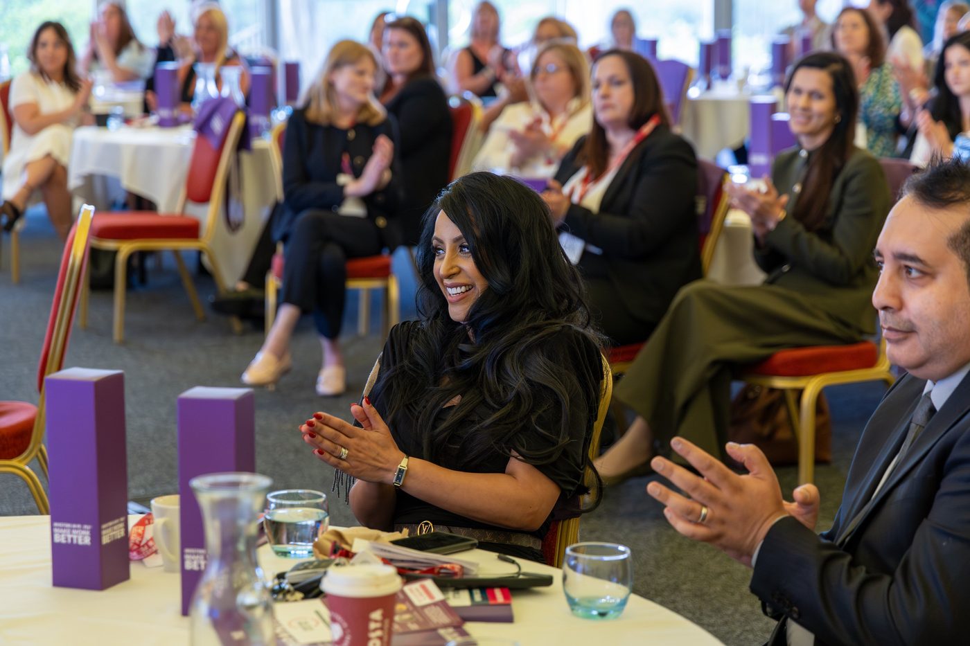 Delegates at an Investors in People celebration event