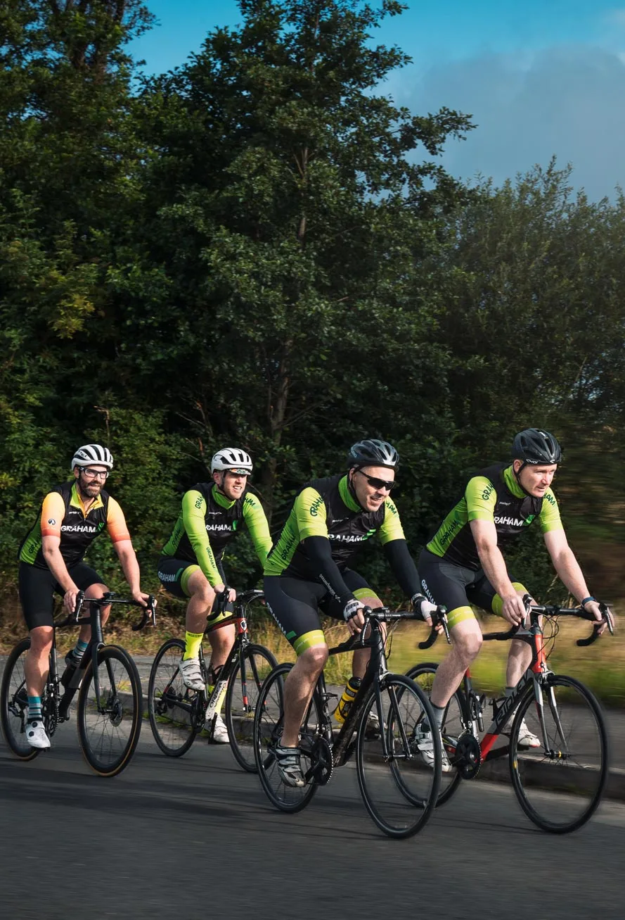 GRAHAM Group employees cycling