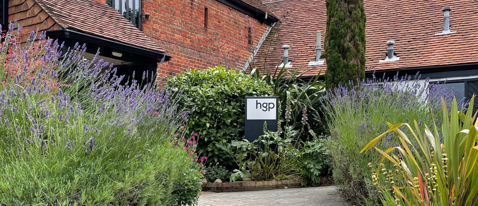 The entrance to HGP Architects