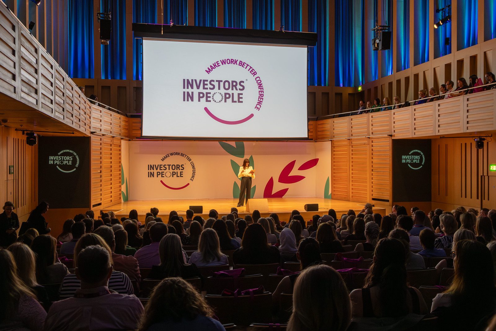 Anna Richardson speaking at the Make Work Better Conference