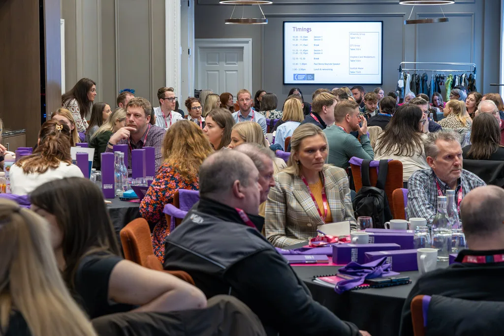 Delegates at an Investors in People networking event 1